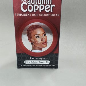 Afro hair colour shinny copper